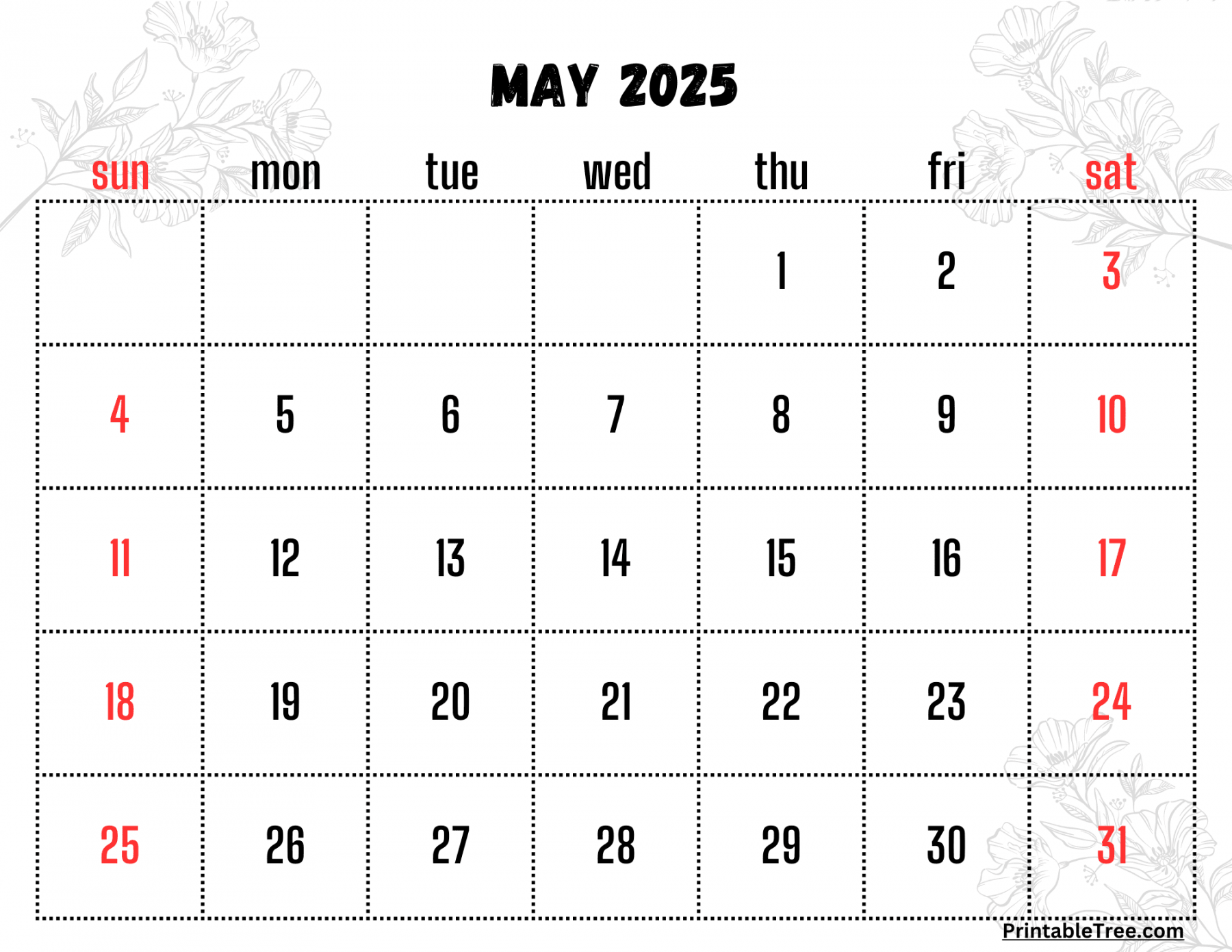 free may calendar printable pdf template with holidays 20