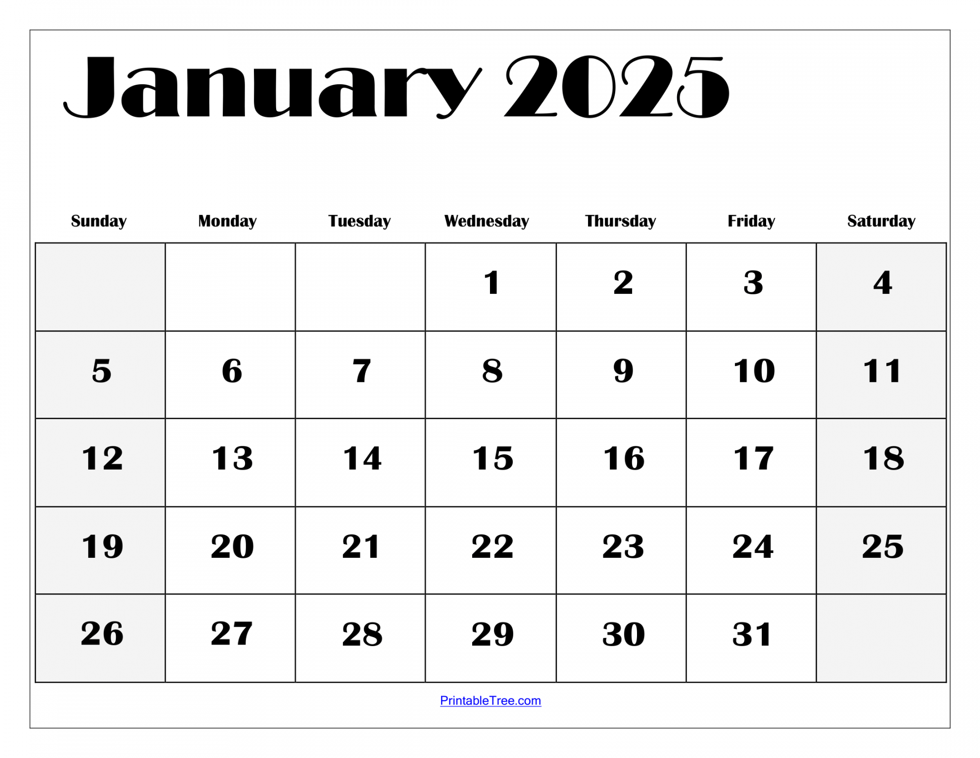 january calendar printable pdf template with holidays 2