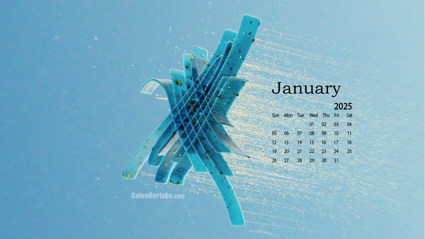 January  Desktop Wallpaper Calendar - CalendarLabs