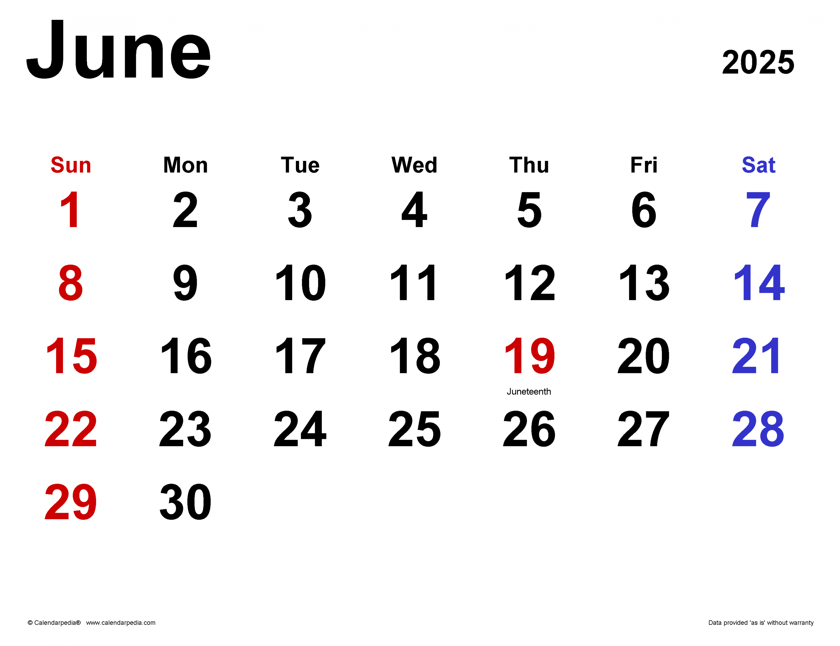 june calendar templates for word excel and pdf 11