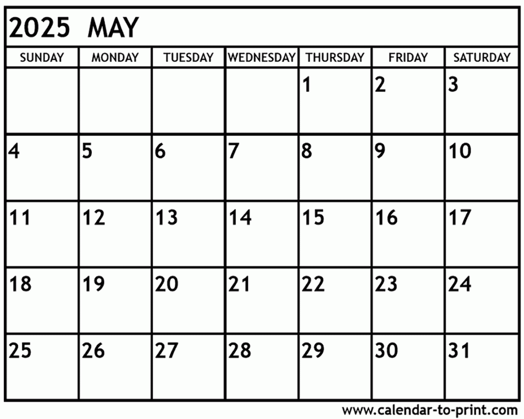 may calendar printable 3