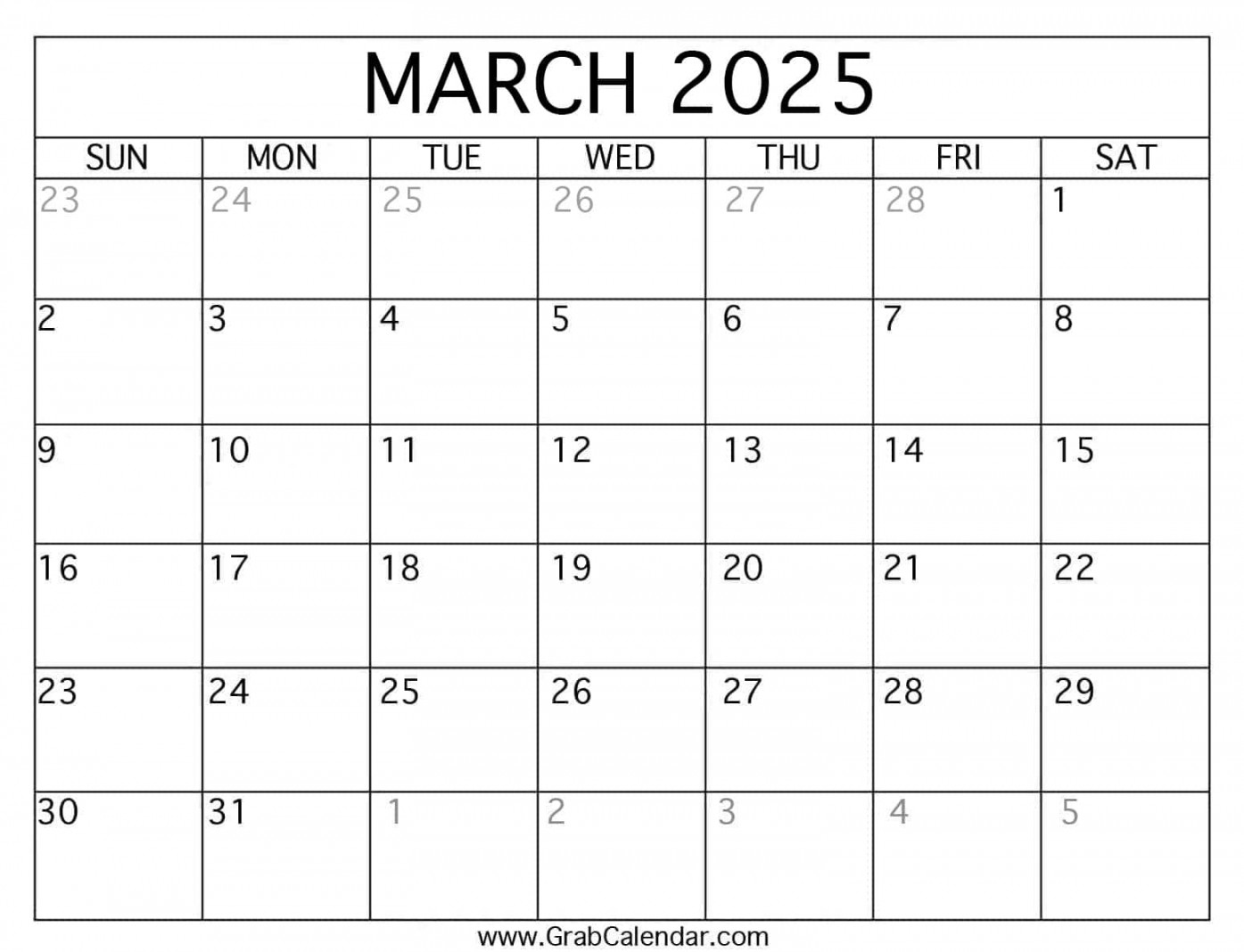 printable march calendar 10