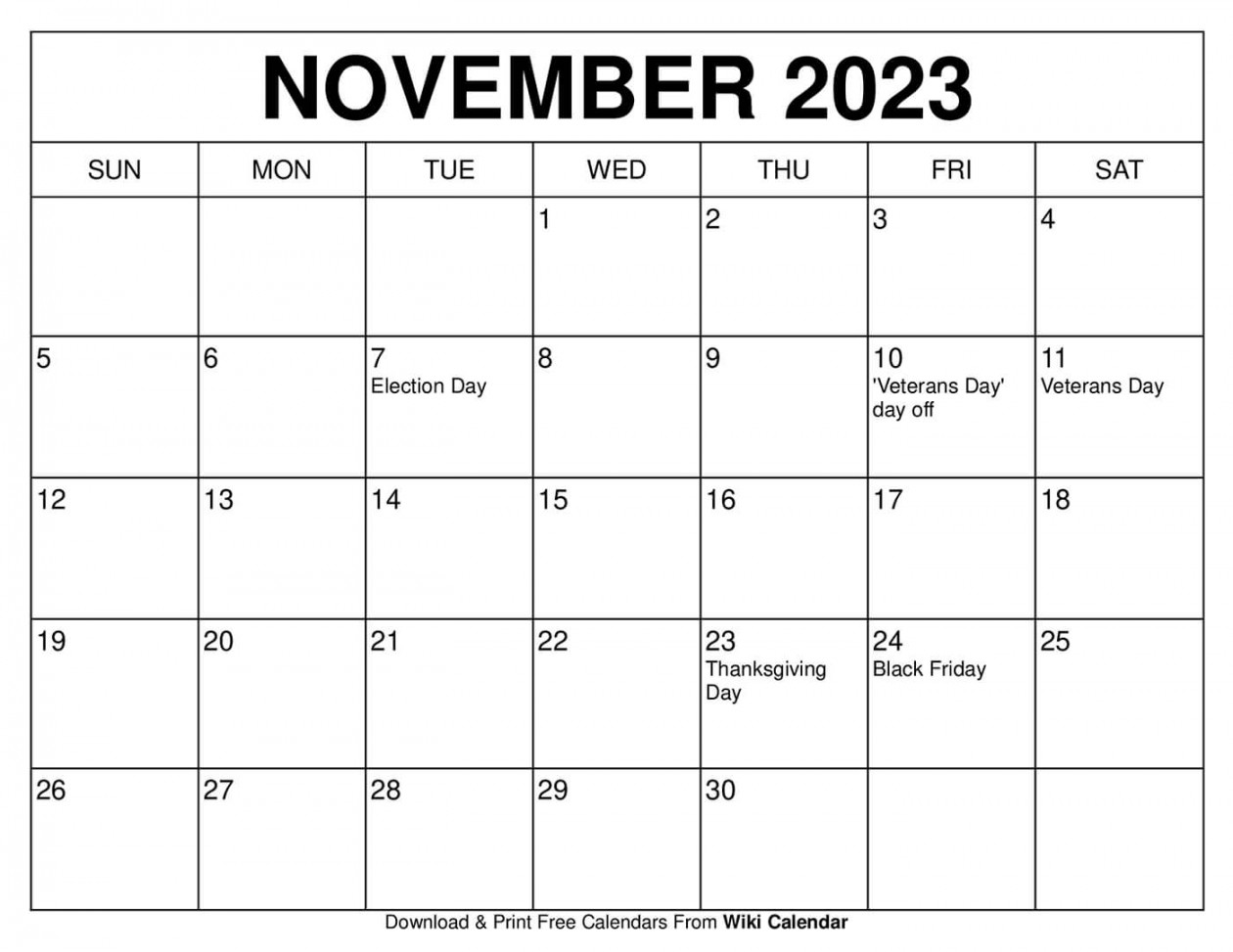 printable november calendar apache openoffice templates