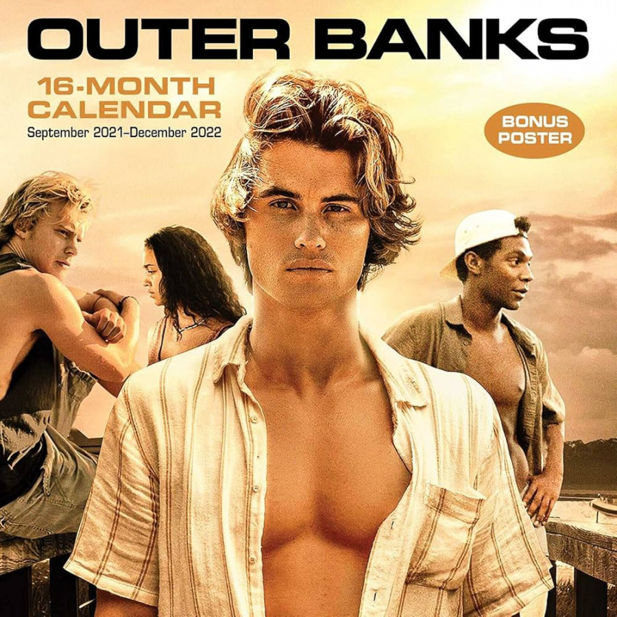 amazon com outer banks month september december wall calendar netflix books