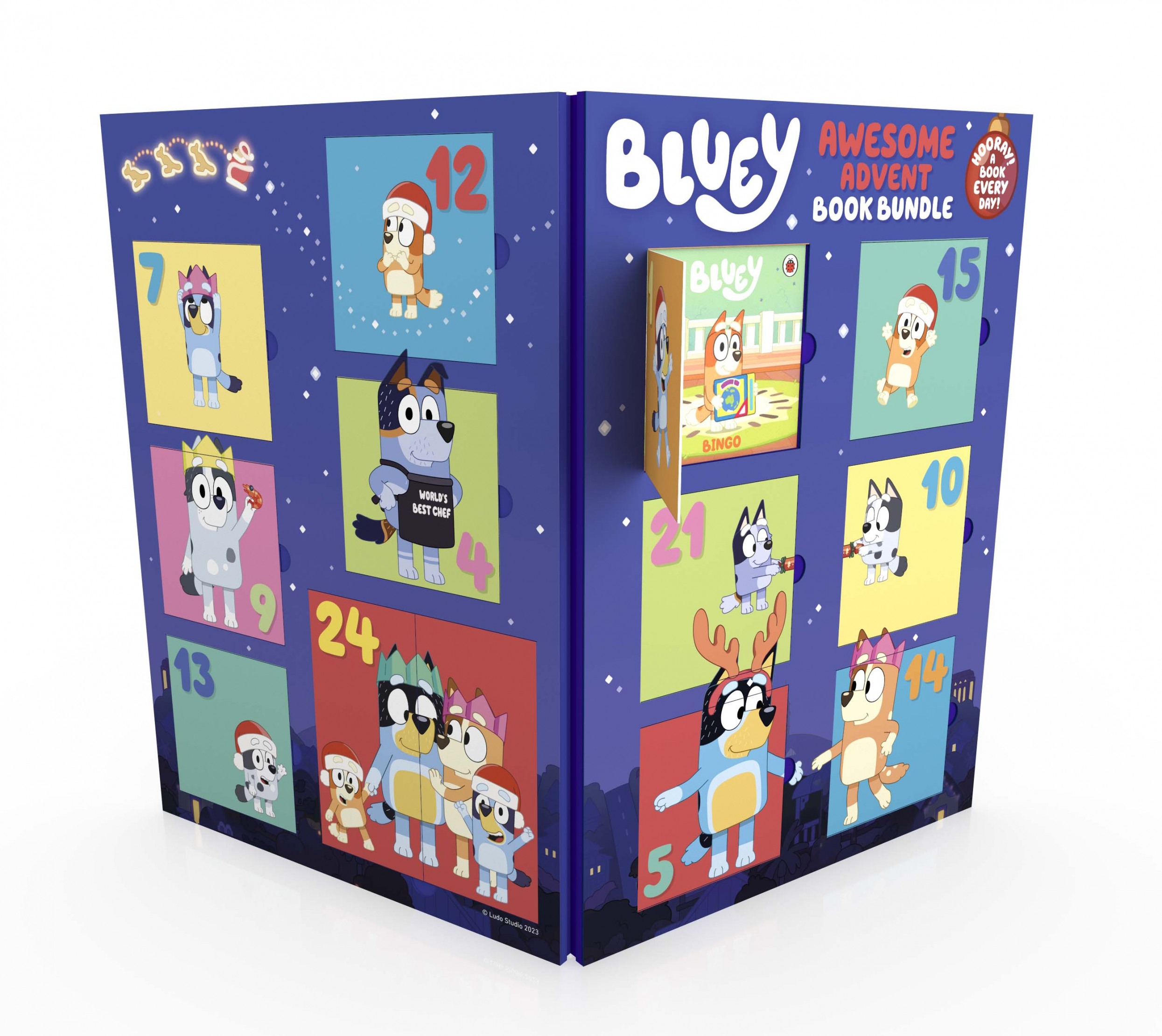 bluey awesome advent book bundle christmas calendar penguin