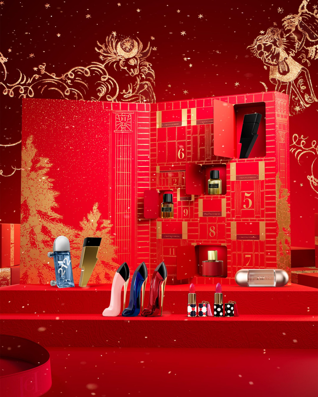 carolina herrera beauty advent calendar carolina herrera