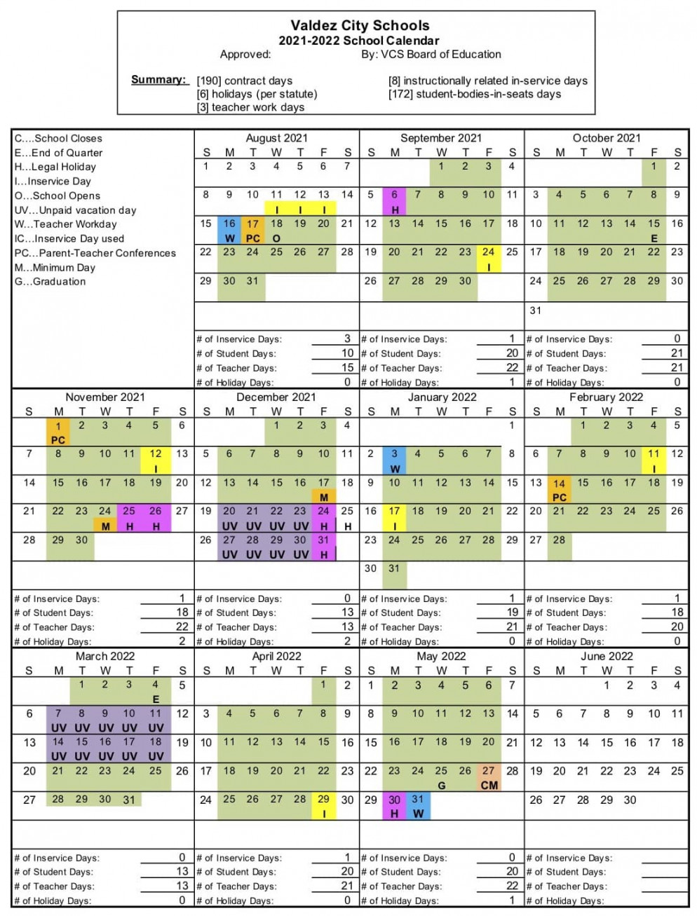 Franklin Township Calendar  - Modern Precision Paperless Calendar