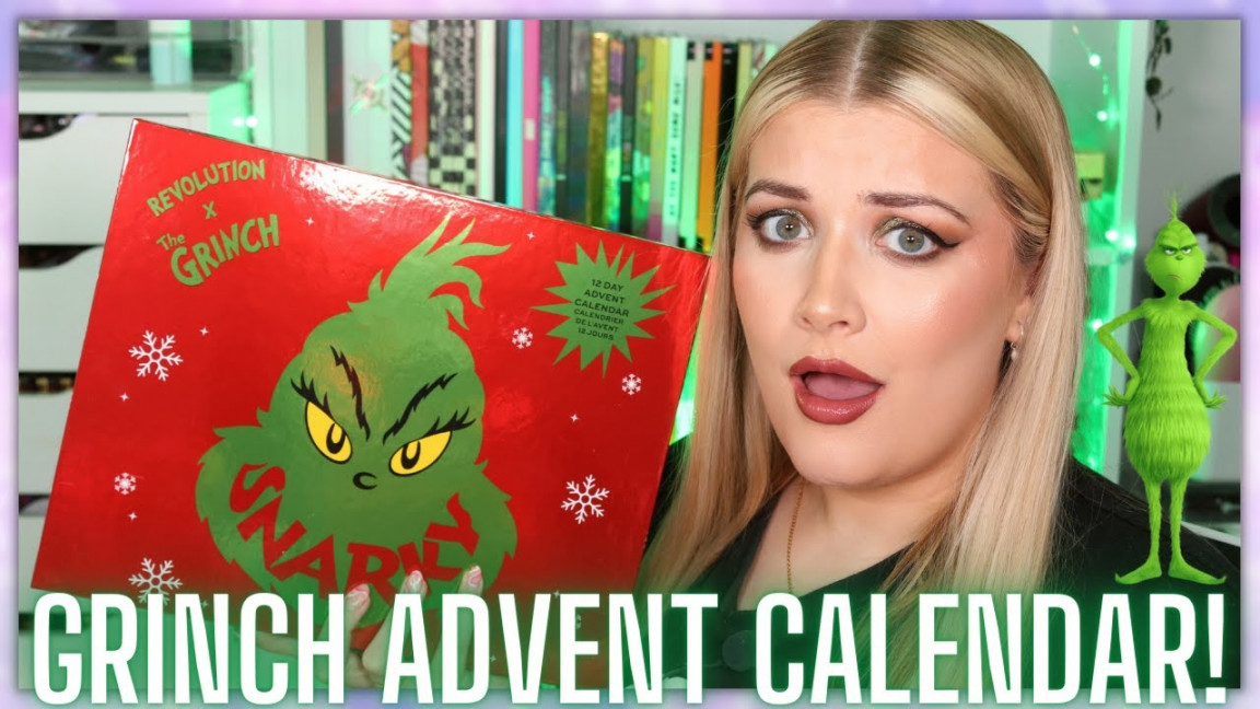 revolution x grinch day advent calendar unboxing amp reveal luce stephenson