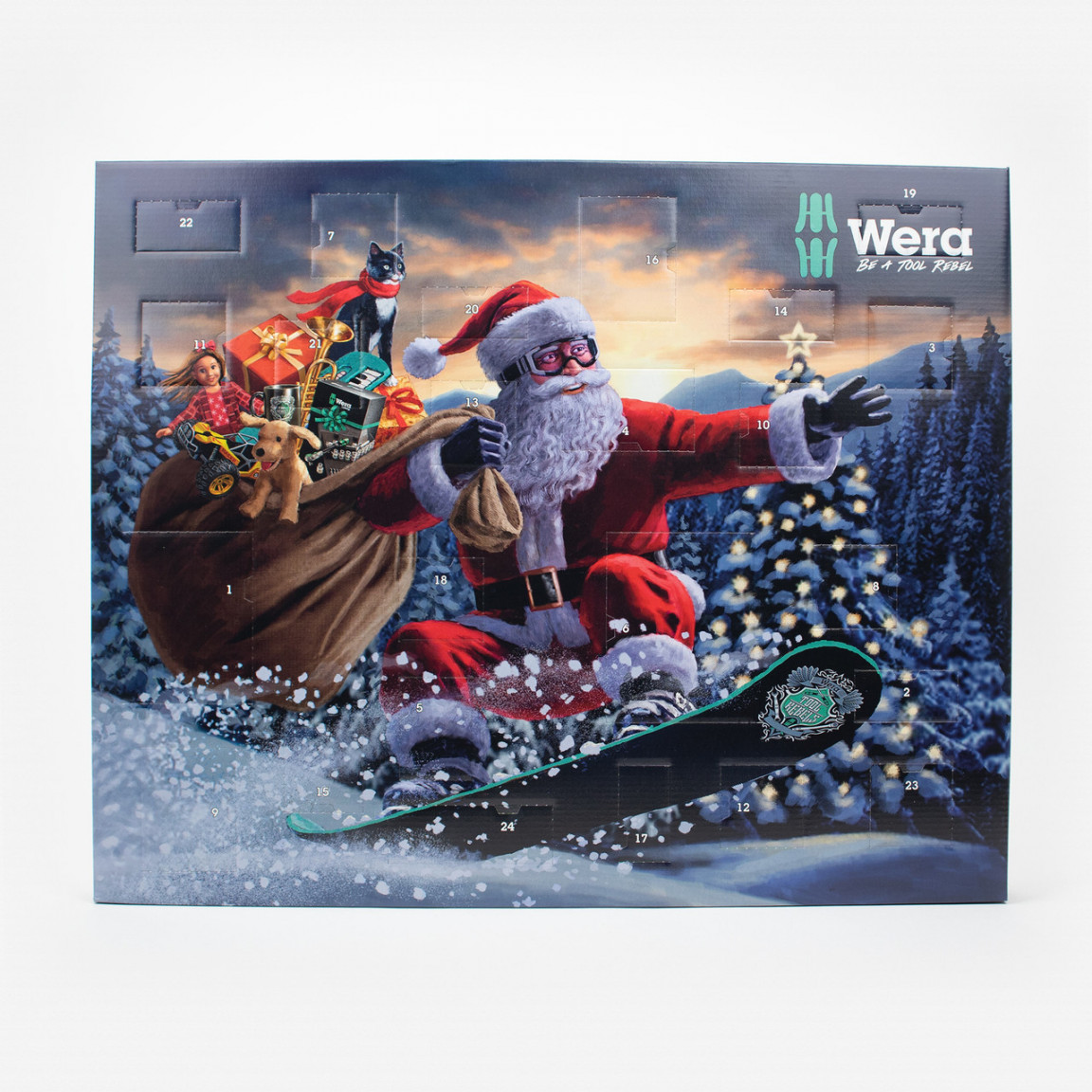 Wera  Advent calendar ,  pieces