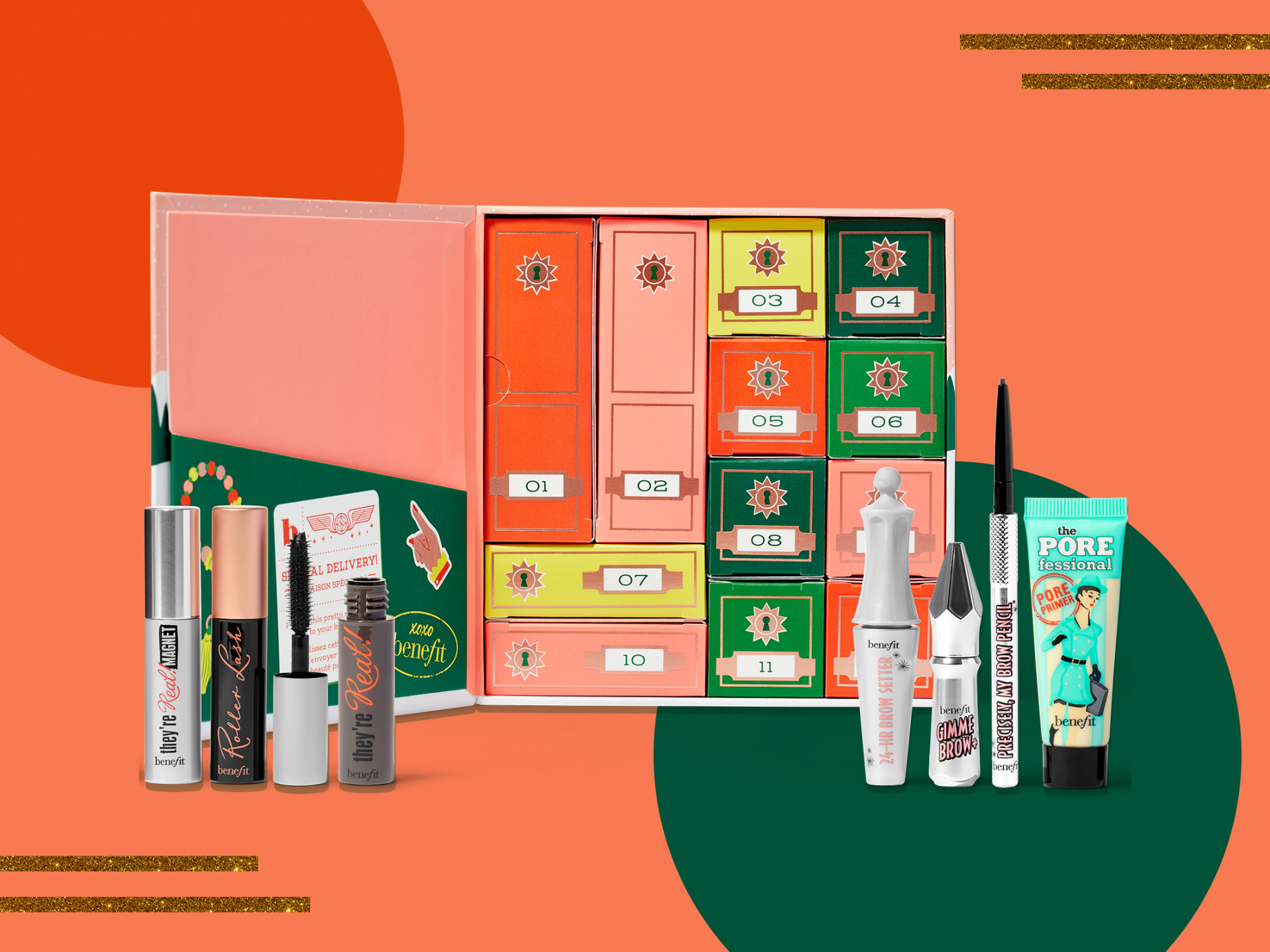 Benefit advent calendar : Mascara, brow setter and more beauty