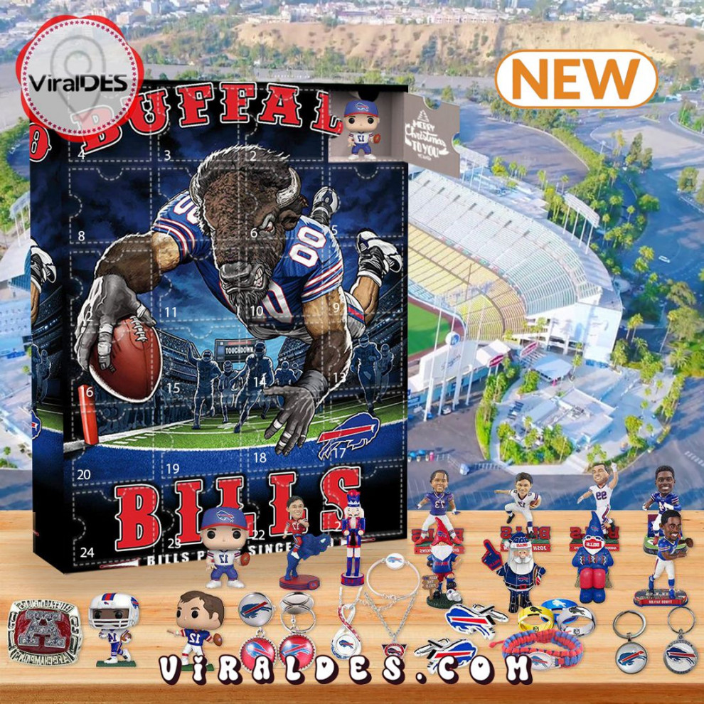 Buffalo Bills Advent Calendar, Christmas Gifts - Viraldes Store