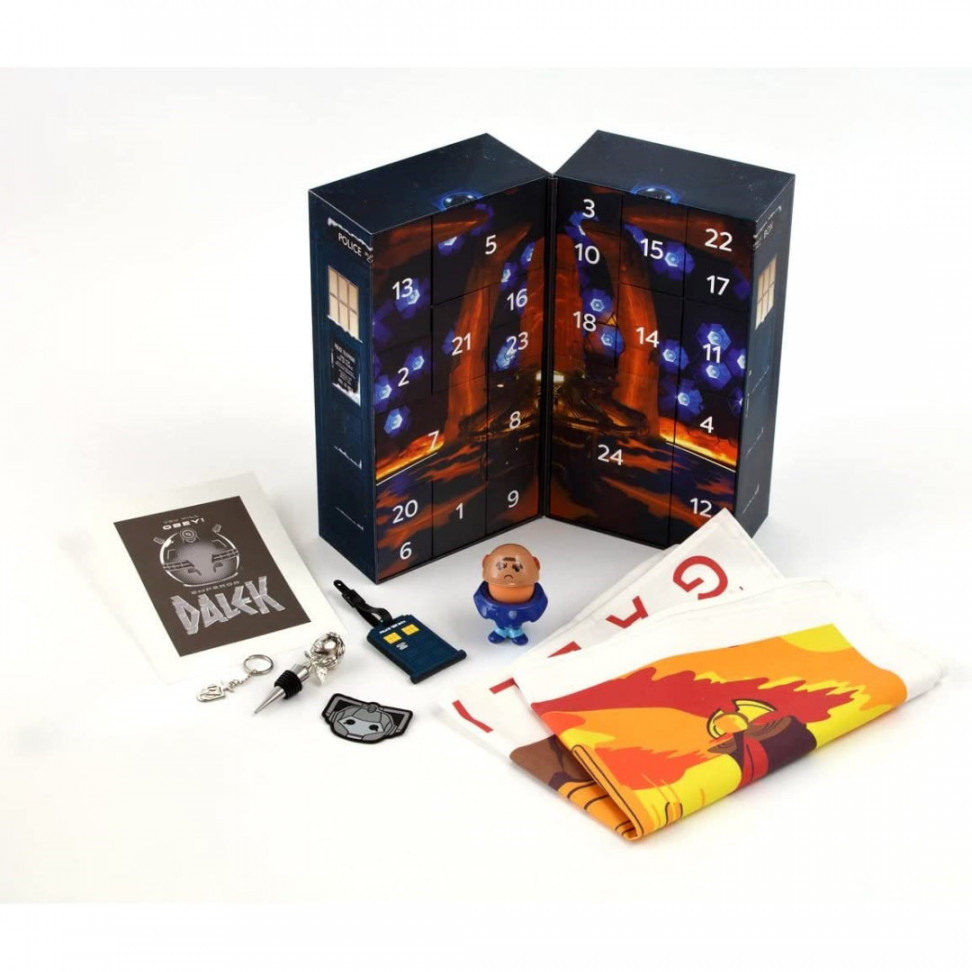 doctor who tardis christmas advent calendar maqio toys