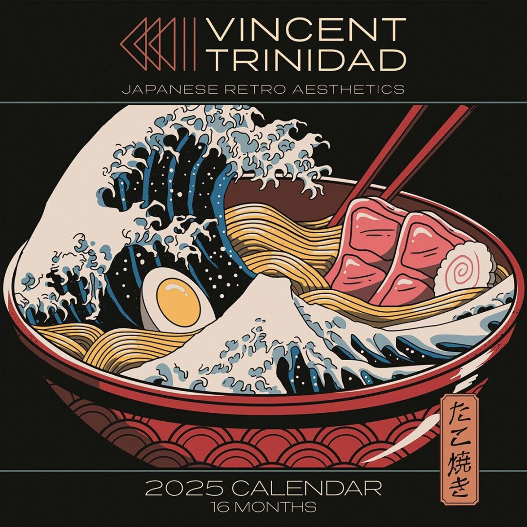 Vincent Trinidad Japanese Retro Aesthetics Calendar  - Art - Month To  View