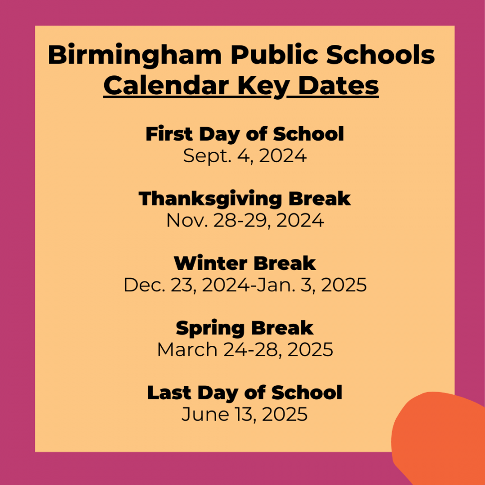 birmingham public schools calendar metro parent