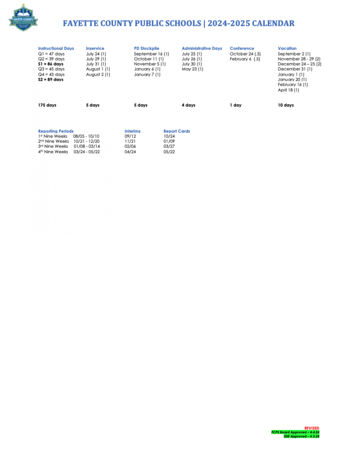 fcps instructional calendar calendars and events 0