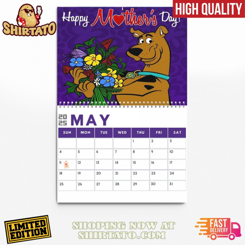 HOT Scooby Doo  Wall Hanging Calendar