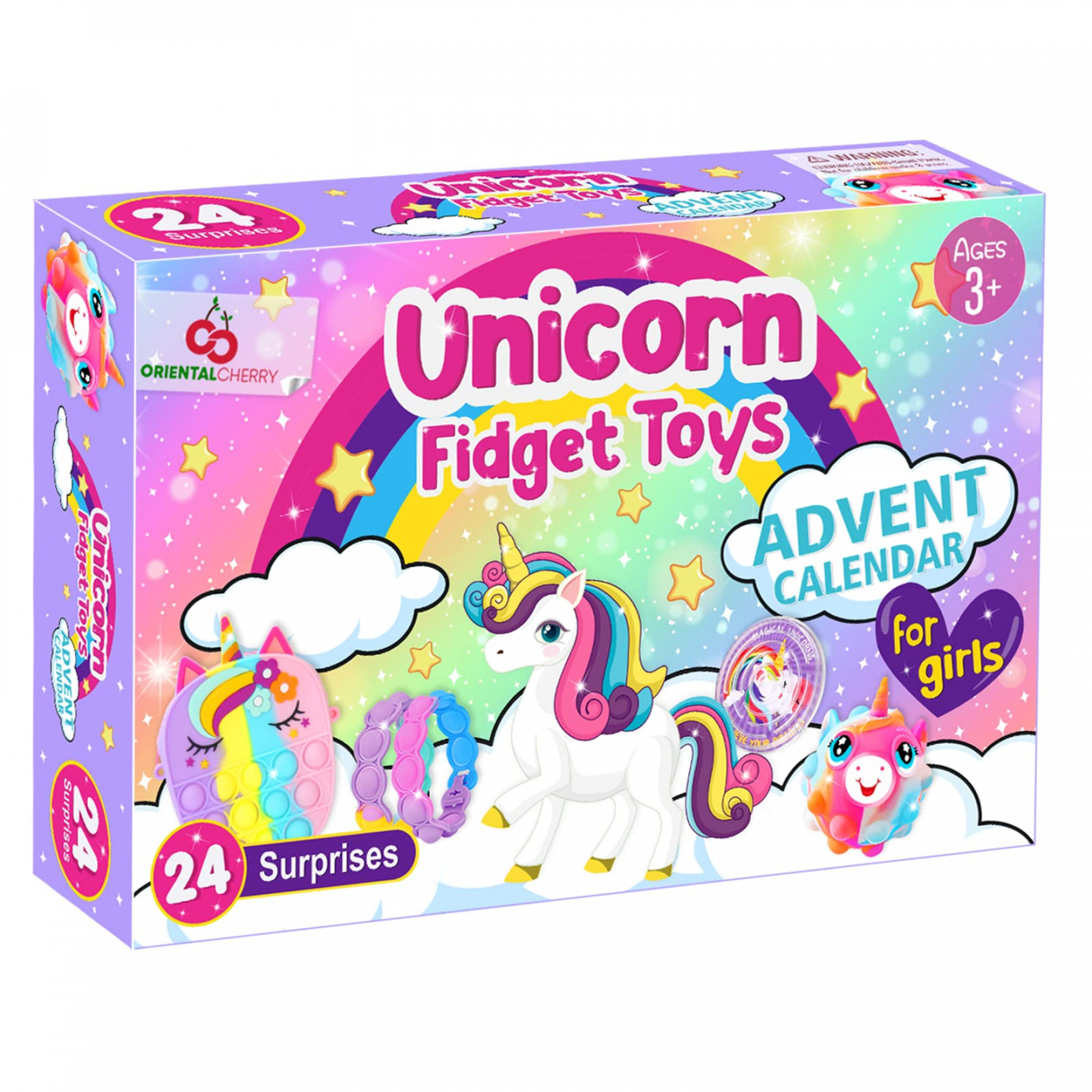 amazon com advent calendar days of unicorn fidget toys bulk sensory toys surprise for toddler kids girls boys ages year old