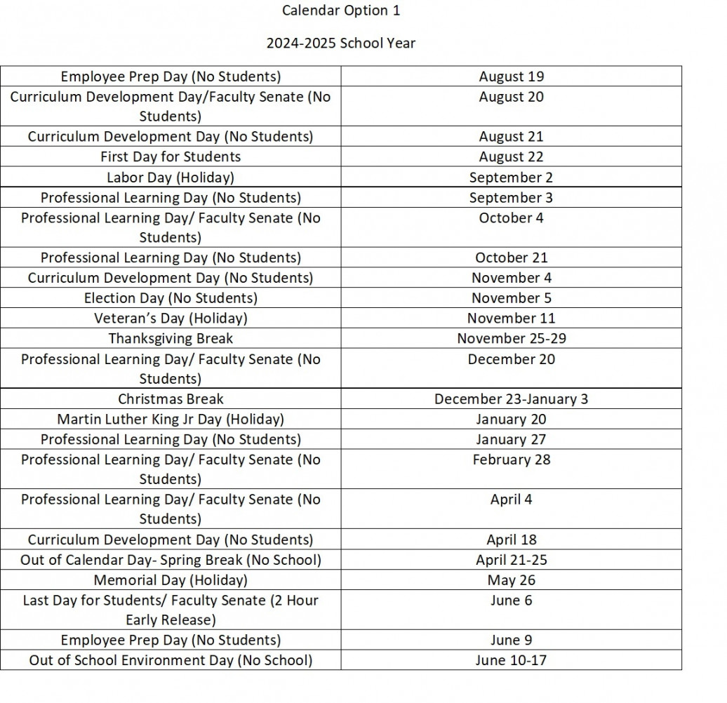 calendar monroe county schools