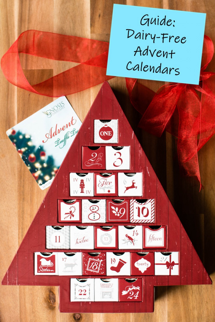 dairy free advent calendars guide with all the vegan options