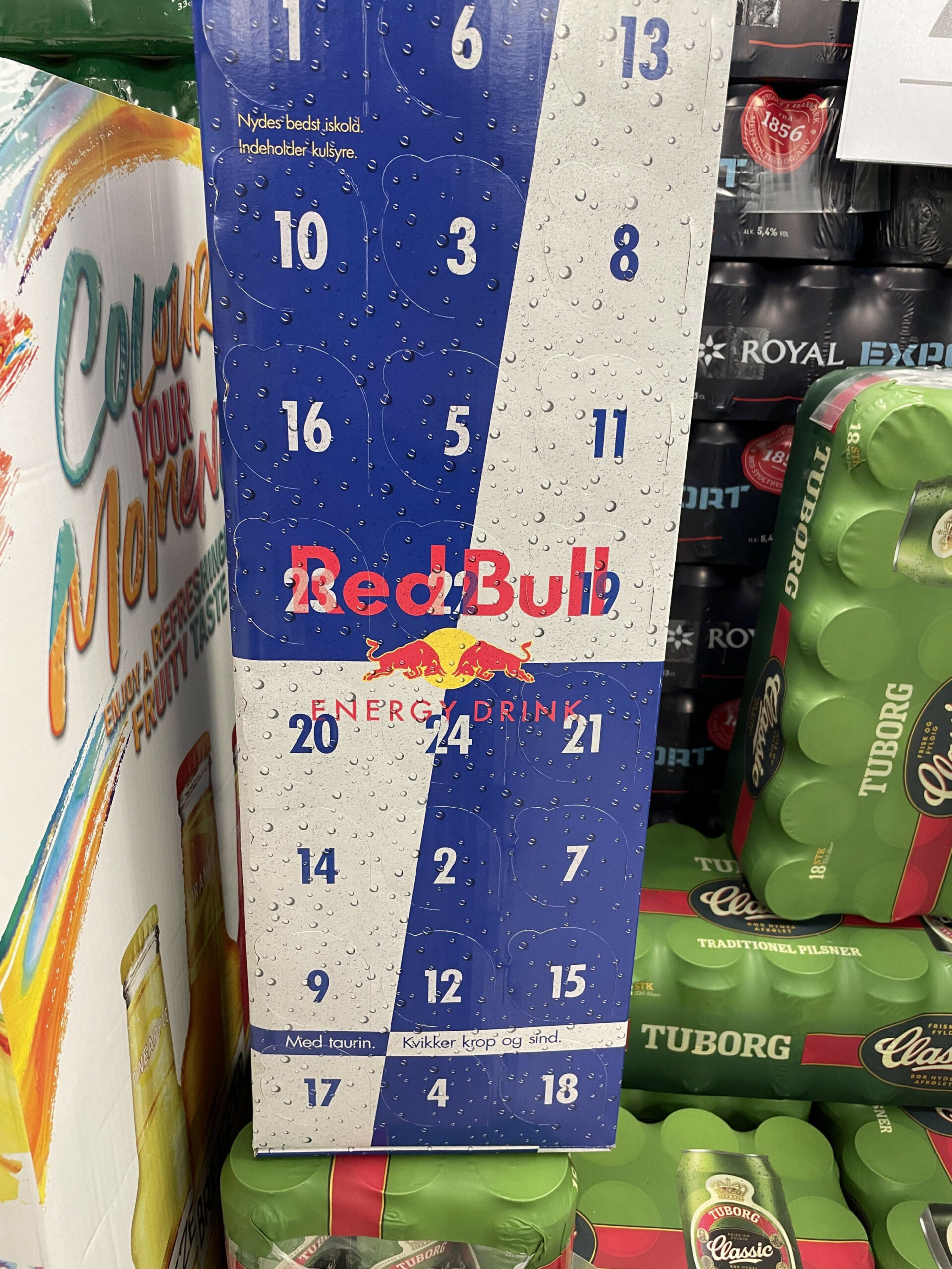 found this red bull christmas calendar first time ever seeing one scaled