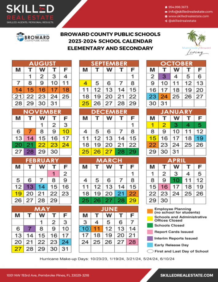 broward school calendar miami dade broward living