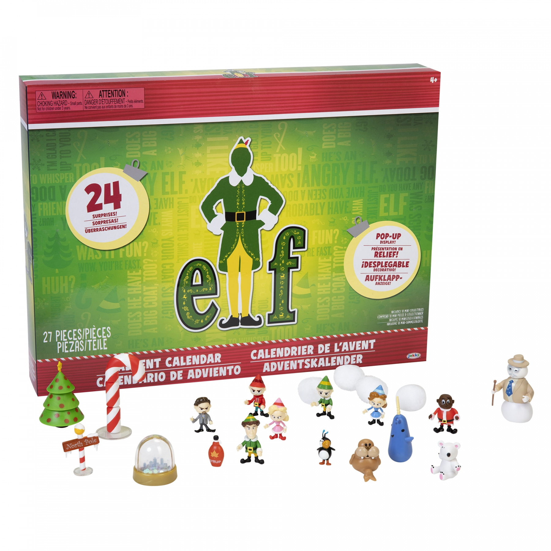 elf collectible advent calendar includes collectible figurines