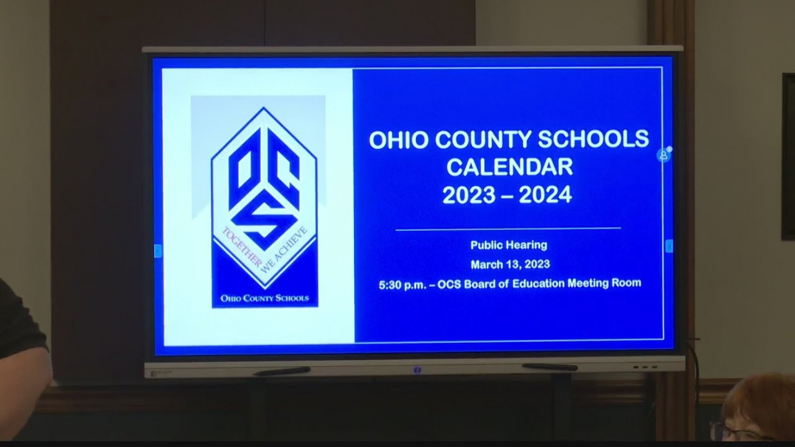 Ohio County Schools presents - academic calendar