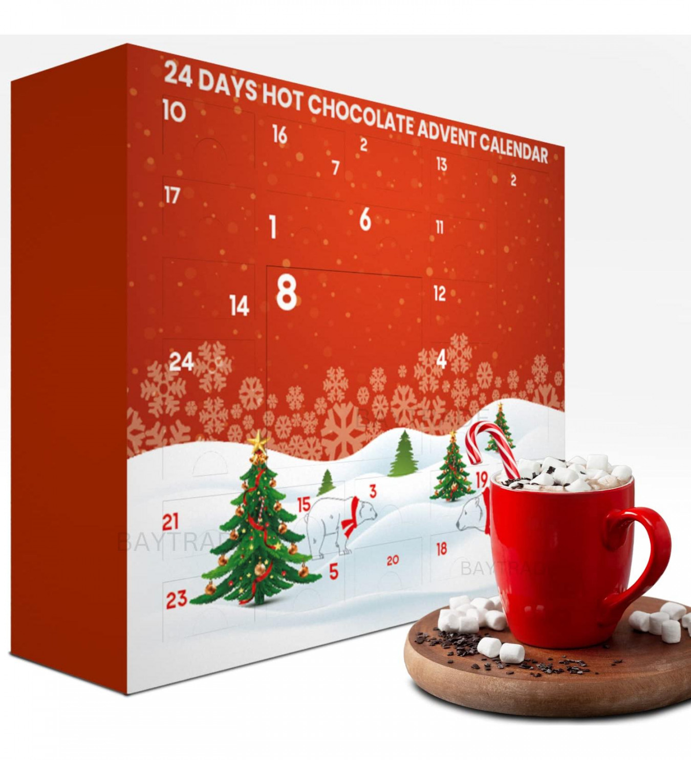 Hot Chocolate Advent Calendar   Christmas Advent Calendar for