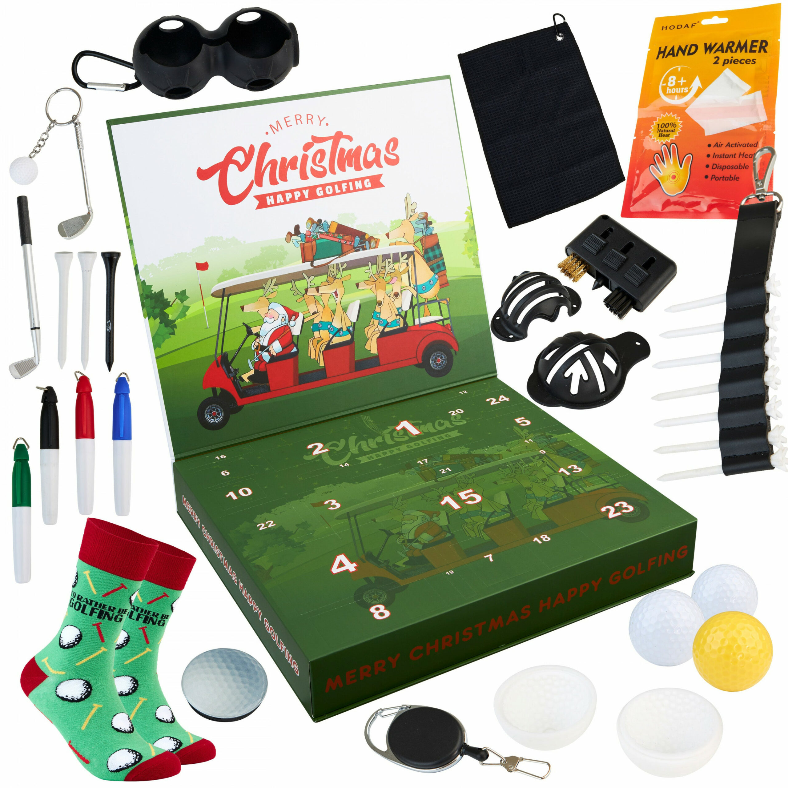 kreativekraft golf advent calendar christmas countdown scaled