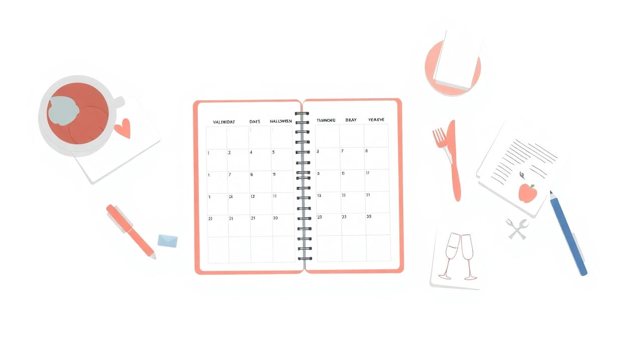 Vegan YouTube content calendar template for small channel creators