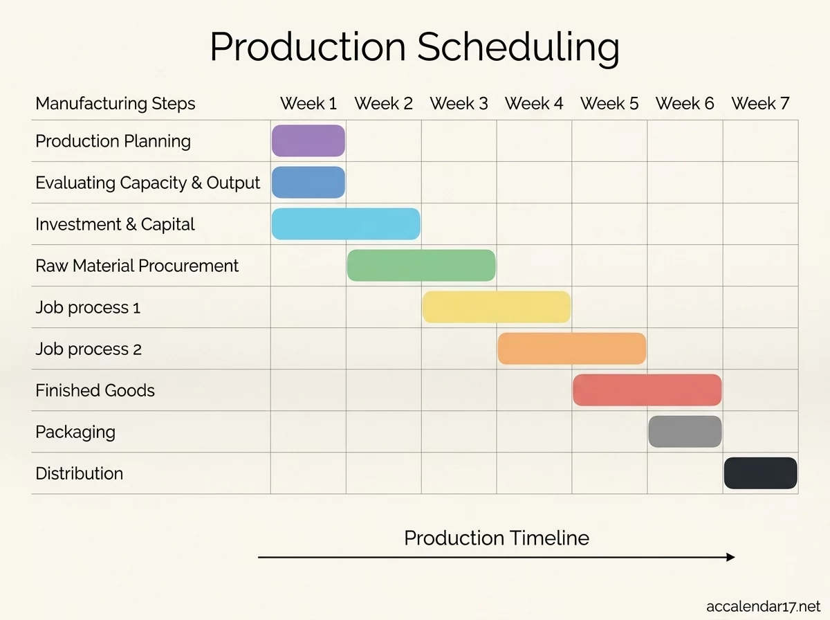 factory shift rotation and maintenance planner